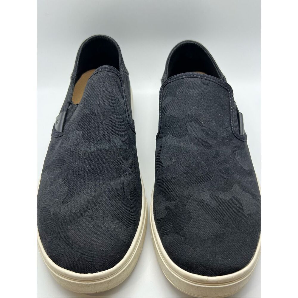 Olukai Pehuea Pa’i SlipOn Sneakers Loafer Shoes Black Camo Comfort‎ Wms
